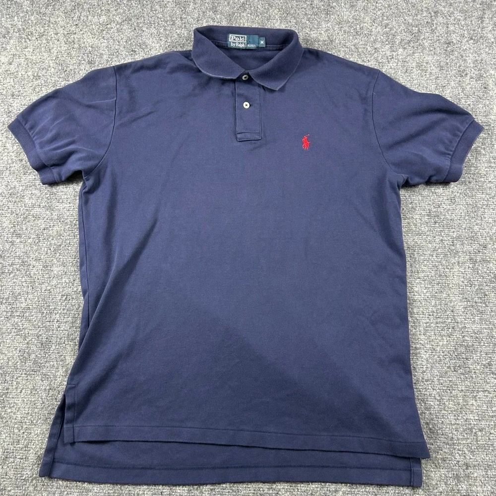 Polo Ralph Lauren Polo Shirt Mens M Multicolor Cotton Bundle 3-Pack Classic Fit